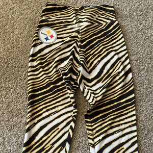 Steelers zebra leggings